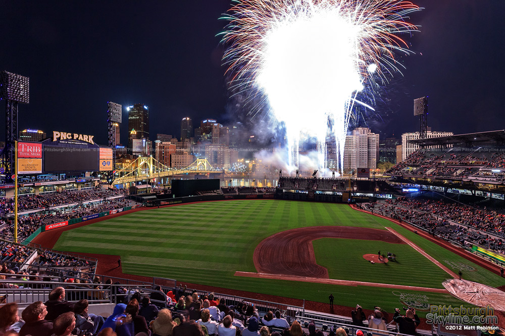 Grand Finale firework light up PNC Park and Pittsburgh