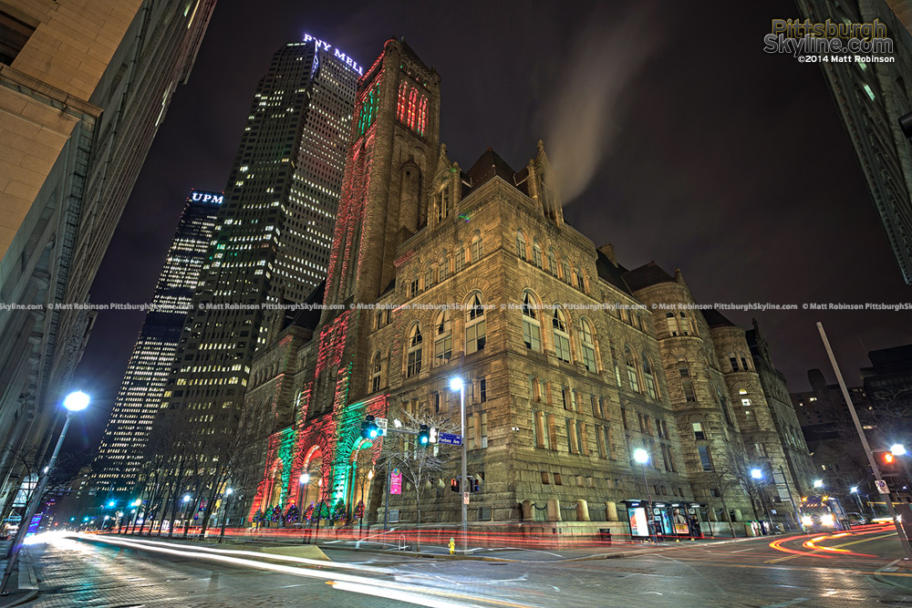 Allegheny County Courthouse at Christmas