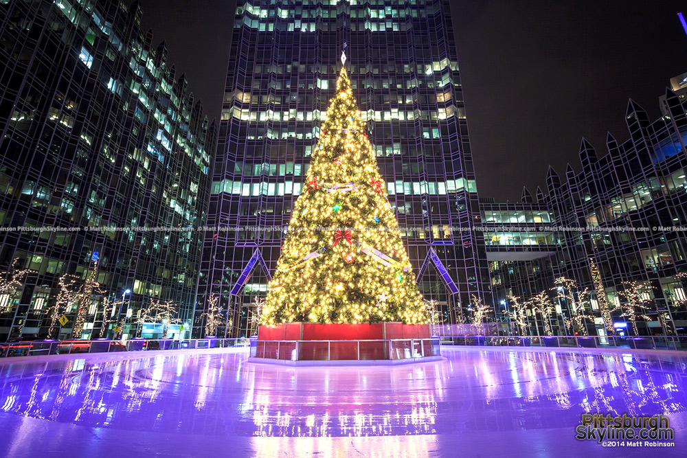 Christmas Tree at the Rink at PPG Place