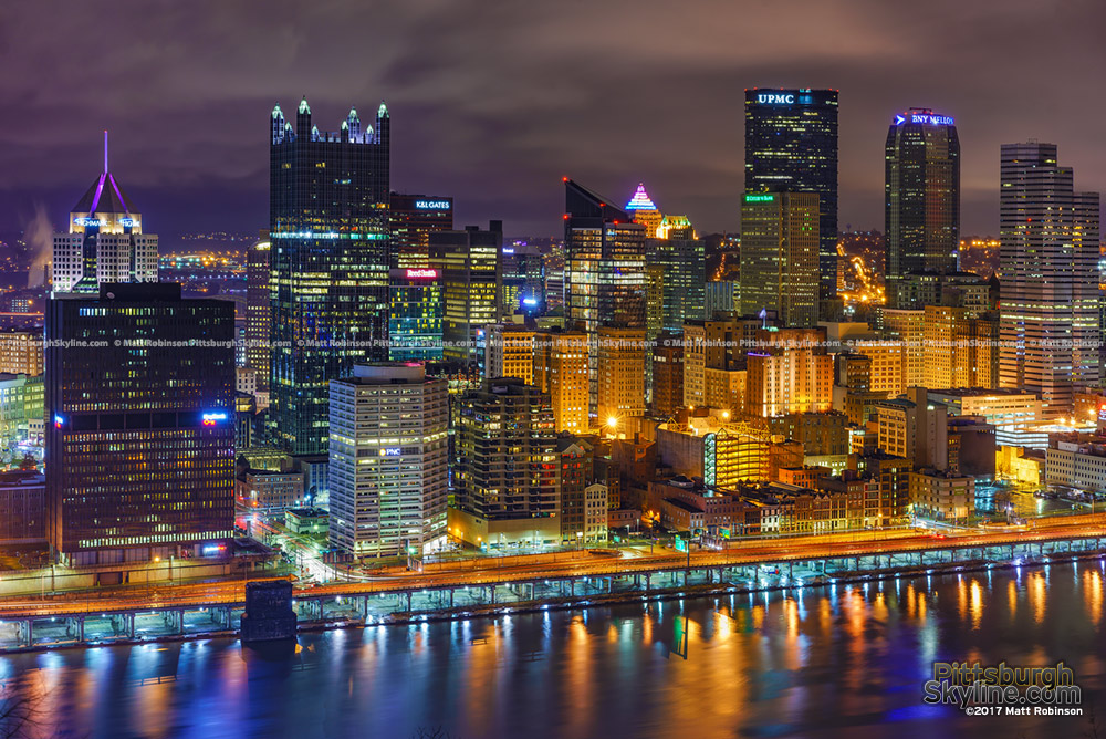 Pittsburgh Skyline from Mt. Washington 2017