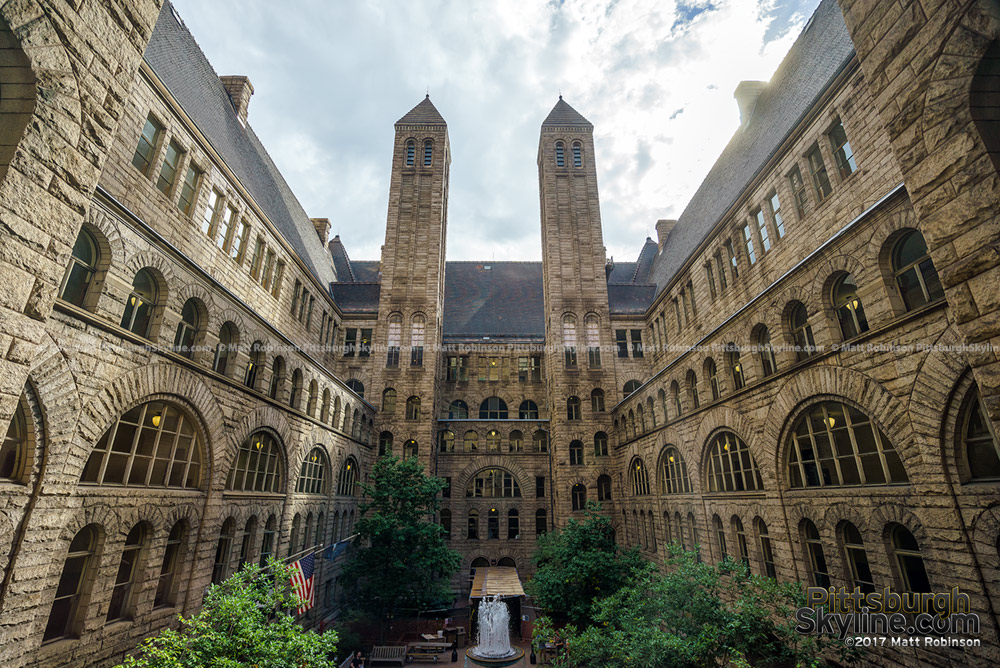 Allegheny County Courthouse courtyard